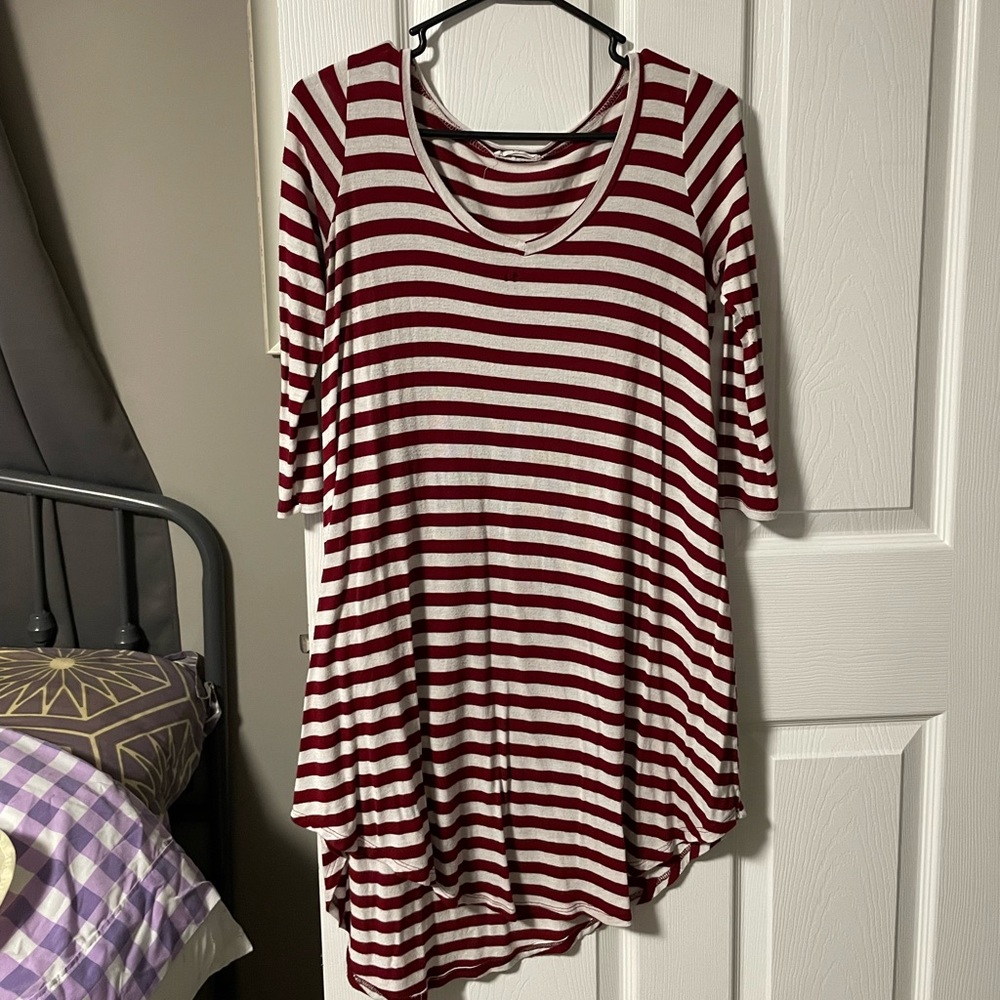 Candy Cane Striped Dress